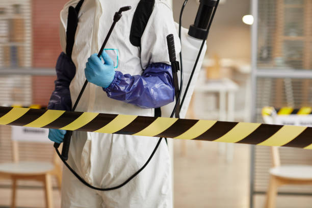 Professional Trauma Scene Cleanup technician working in Albion, MI